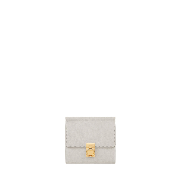 Polène Numéro Sept Wallet in Textured Chalk | Wallets & Purses | Coveti