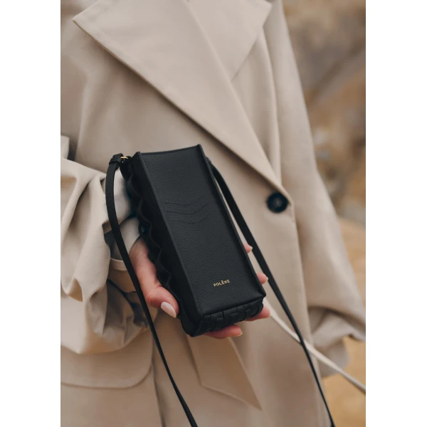 Polène Onda Phone Case in Black, view 3 | Phone Cases | Coveti