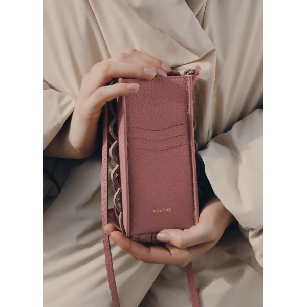 Polène Onda Phone Case in Blush, view 3 | Phone Cases | Coveti