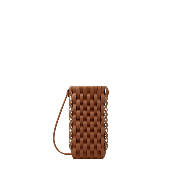 Polène Onda Phone Case in Cognac | Phone Cases | Coveti