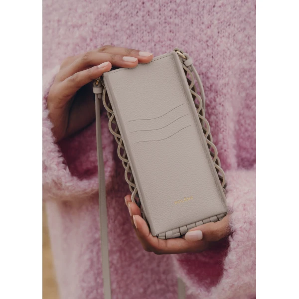 Polène Onda Phone Case in Ecru, view 3 | Phone Cases | Coveti