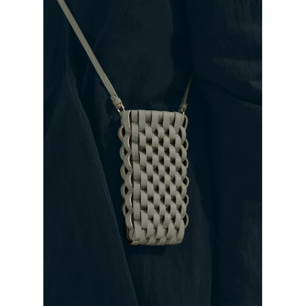 Polène Onda Phone Case in Olive, view 4 | Phone Cases | Coveti