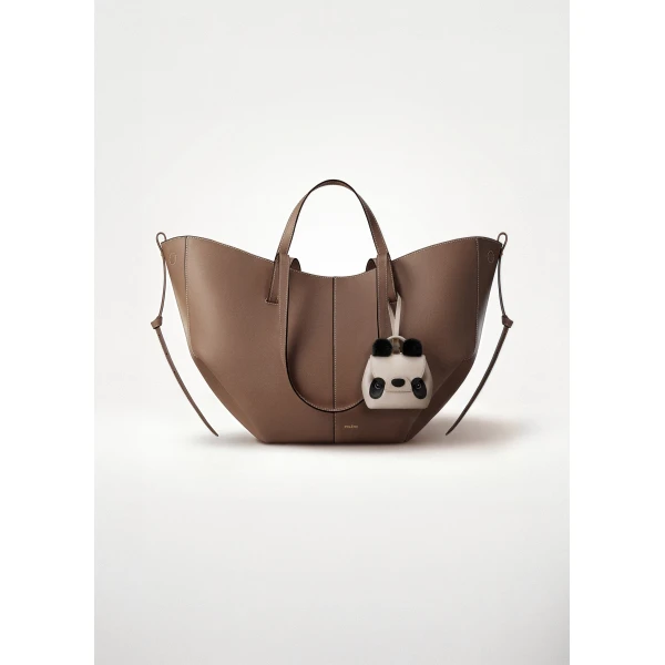 Polène Pamboo Nanonimals Bag Charm in Ecru, view 6 | Bag charms | Coveti