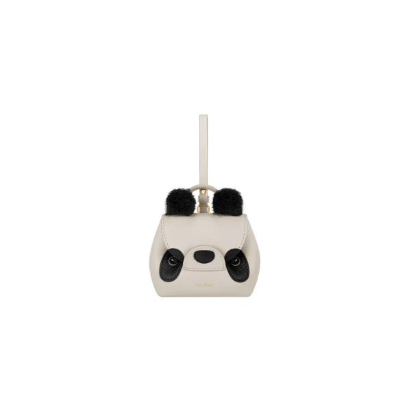 Pamboo Nanonimals Bag Charm in Ecru