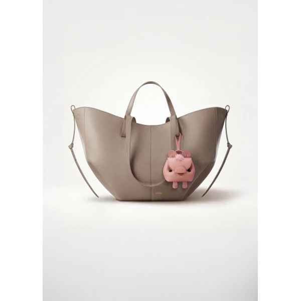 Polène Pigi Nanonimals Bag Charm in Nude, view 6 | Bag charms | Coveti