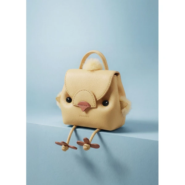 Polène Piyu Nanonimals Bag Charm in Mimosa, view 2 | Bag charms | Coveti
