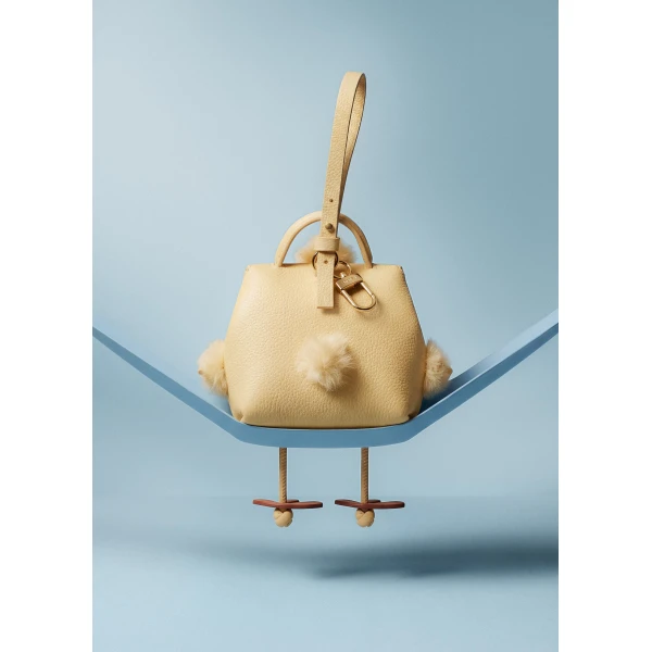 Polène Piyu Nanonimals Bag Charm in Mimosa, view 3 | Bag charms | Coveti