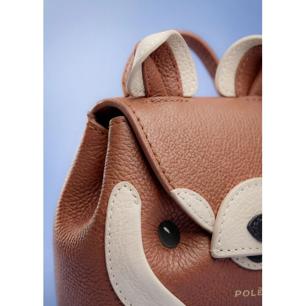 Polène Rodjo Nanonimals Bag Charm in Camel, view 4 | Bag charms | Coveti