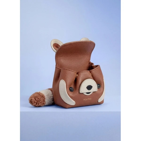 Polène Rodjo Nanonimals Bag Charm in Camel, view 5 | Bag charms | Coveti