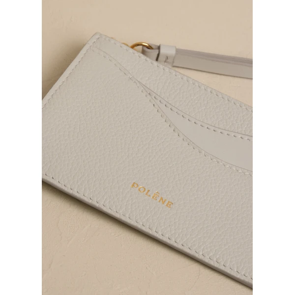 Polène Sierra Mini Pouch in Duo Chalk, view 4 | Wallets & Purses | Coveti