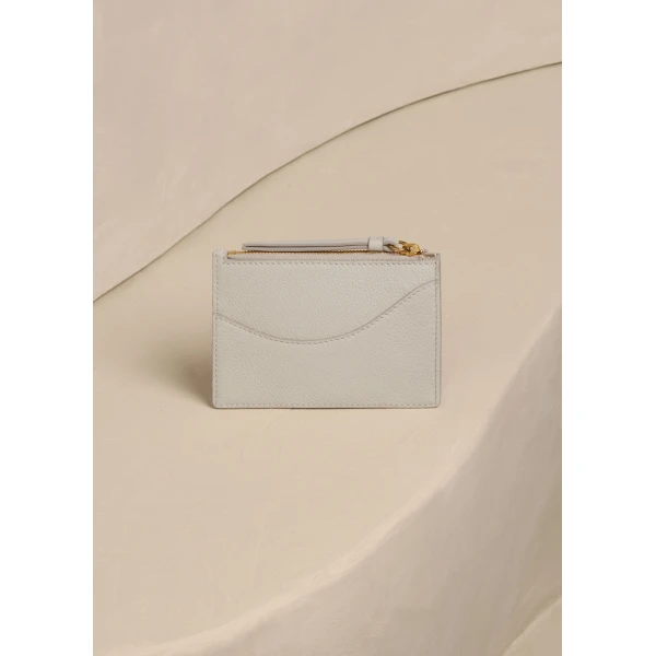 Polène Sierra Mini Pouch in Duo Chalk, view 5 | Wallets & Purses | Coveti