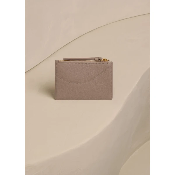 Polène Sierra Mini Pouch in Duo Taupe, view 5 | Wallets & Purses | Coveti