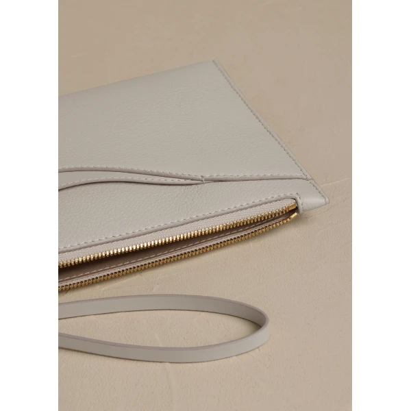 Polène Sierra Pouch in Duo Chalk, view 4 | Wallets & Purses | Coveti