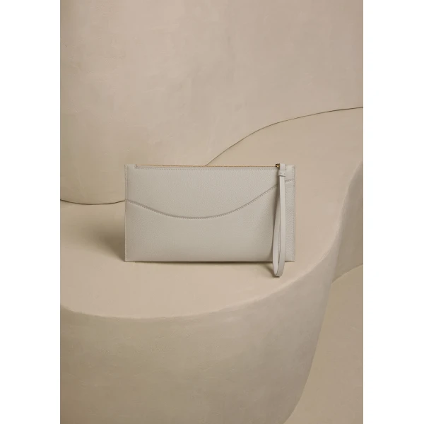 Polène Sierra Pouch in Duo Chalk, view 5 | Wallets & Purses | Coveti
