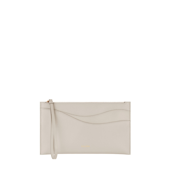 Polène Sierra Pouch in Duo Chalk | Wallets & Purses | Coveti