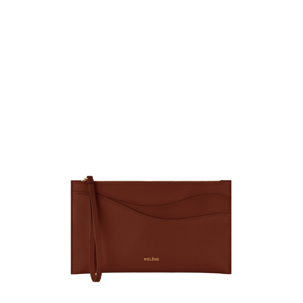 Polène Sierra Pouch in Duo Cognac | Wallets & Purses | Coveti