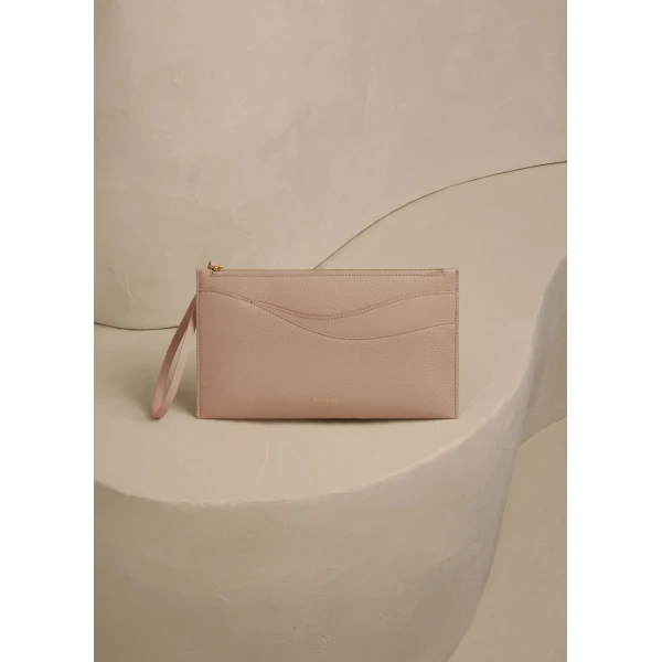 Polène Sierra Pouch in Duo Dune, view 2 | Wallets & Purses | Coveti