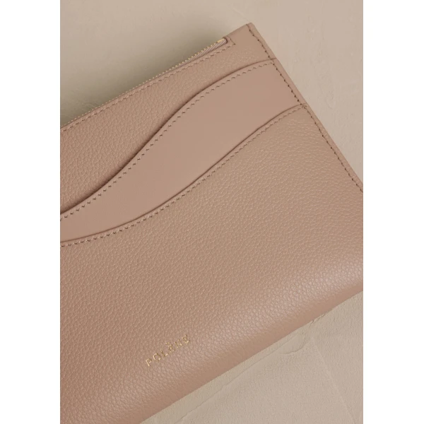 Polène Sierra Pouch in Duo Dune, view 3 | Wallets & Purses | Coveti