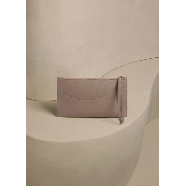 Polène Sierra Pouch in Duo Taupe, view 5 | Wallets & Purses | Coveti