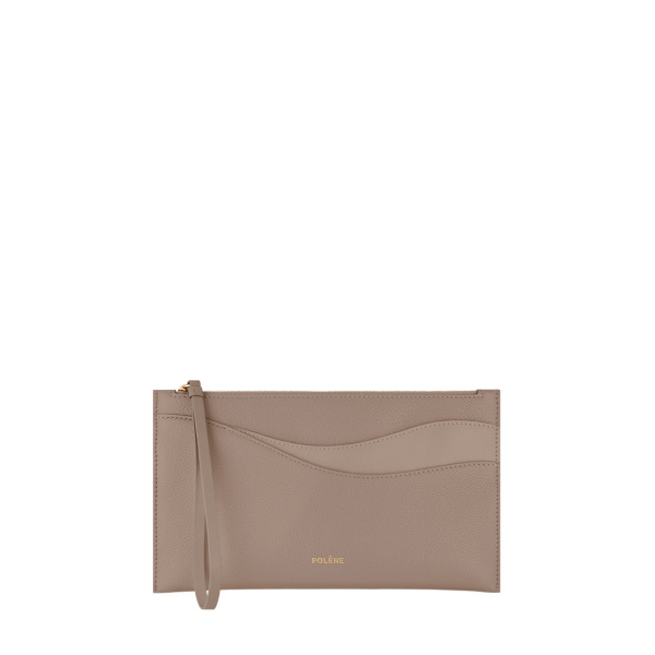 Polène Sierra Pouch in Duo Taupe | Wallets & Purses | Coveti
