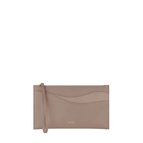 Polène Sierra Pouch in Duo Taupe | Wallets & Purses | Coveti