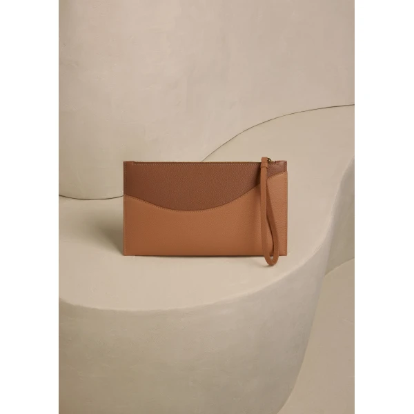 Polène Sierra Pouch in Trio Camel, view 5 | Wallets & Purses | Coveti