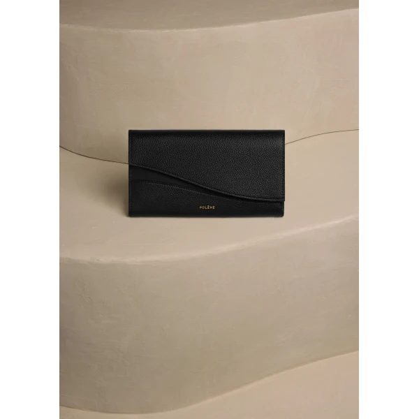 Polène Sierra Wallet in Duo Black, view 2 | Wallets & Purses | Coveti