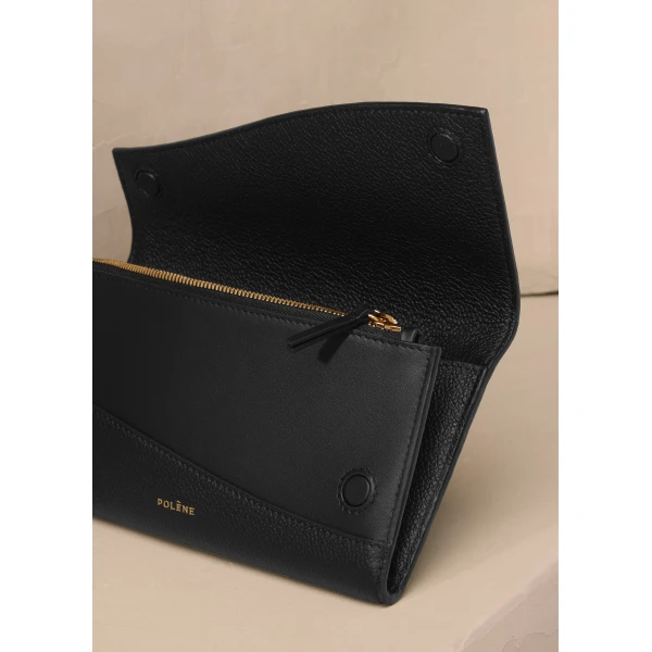 Polène Sierra Wallet in Duo Black, view 3 | Wallets & Purses | Coveti