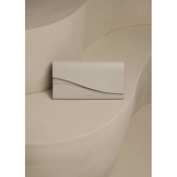 Polène Sierra Wallet in Duo Chalk, view 2 | Wallets & Purses | Coveti