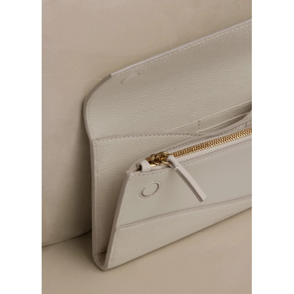 Polène Sierra Wallet in Duo Chalk, view 4 | Wallets & Purses | Coveti