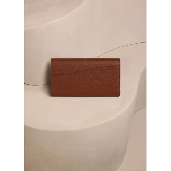 Polène Sierra Wallet in Duo Cognac, view 5 | Wallets & Purses | Coveti