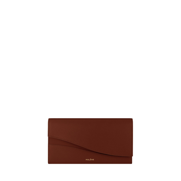 Polène Sierra Wallet in Duo Cognac | Wallets & Purses | Coveti