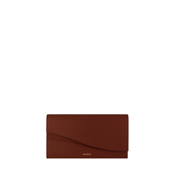 Polène Sierra Wallet in Duo Cognac | Wallets & Purses | Coveti