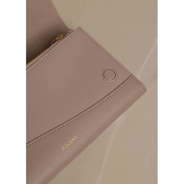 Polène Sierra Wallet in Duo Taupe, view 3 | Wallets & Purses | Coveti
