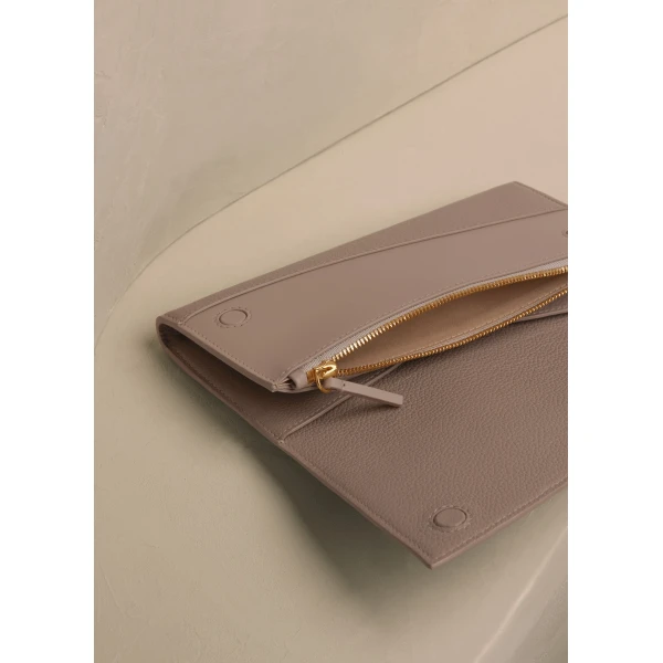 Polène Sierra Wallet in Duo Taupe, view 4 | Wallets & Purses | Coveti
