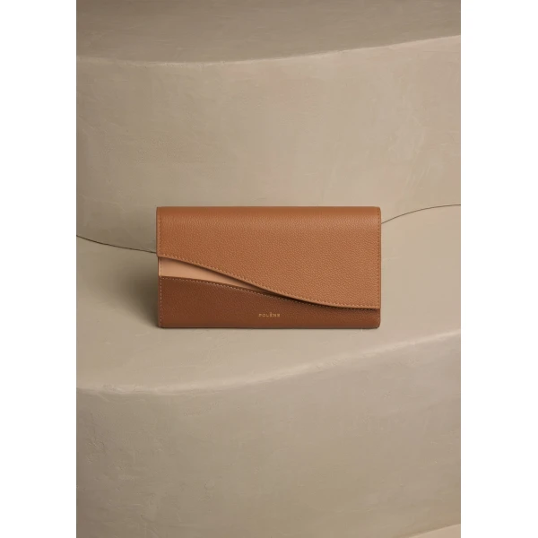 Polène Sierra Wallet in Trio Camel, view 2 | Wallets & Purses | Coveti