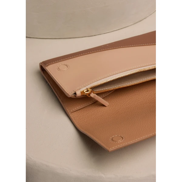 Polène Sierra Wallet in Trio Camel, view 4 | Wallets & Purses | Coveti