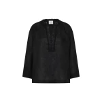 Posse Alfie Blouse in Black | Blouse | Coveti