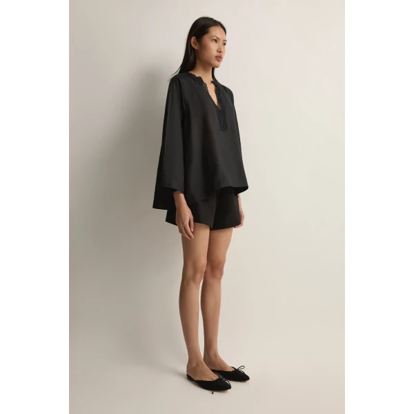 Posse Alfie Blouse in Black | Blouse | Coveti, view 5
