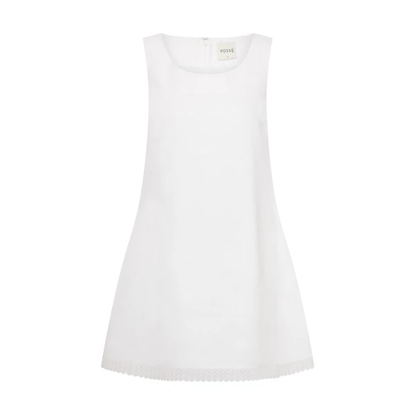 Alfie Mini Dress in Ivory
