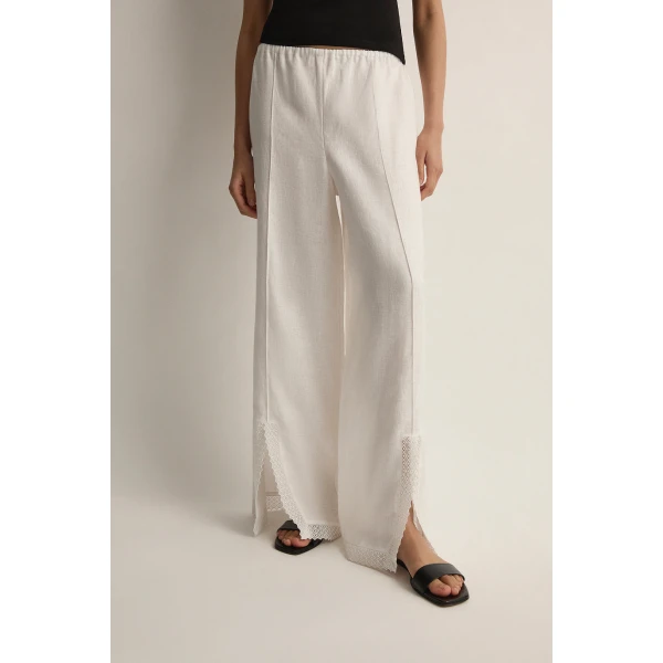 Posse Alfie Pant in Ivory | Pants | Coveti, view 3