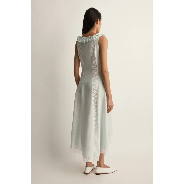 Posse Arabella Dress in Ice | Midi Dresses | Coveti, view 4