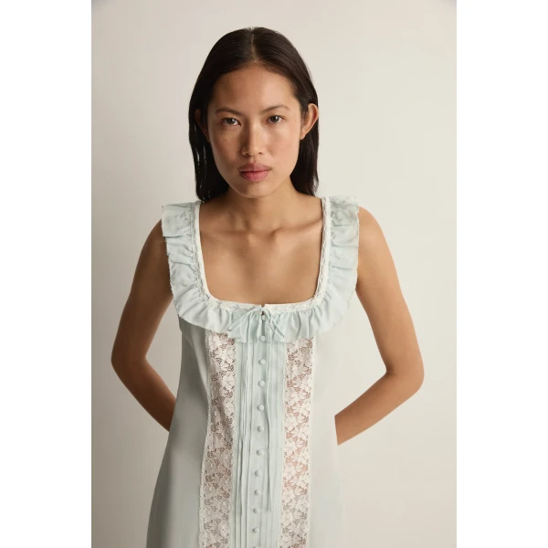 Posse Arabella Dress in Ice | Midi Dresses | Coveti, view 5
