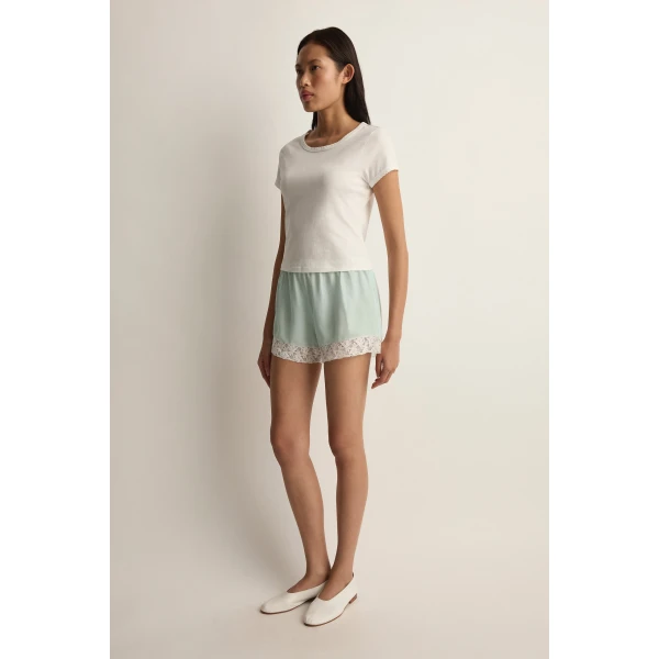 Posse Arabella Short in Ice | Shorts | Coveti, view 3