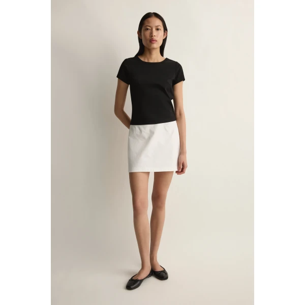 Posse Bea Skirt in Vintage White | Midi Skirts | Coveti, view 2