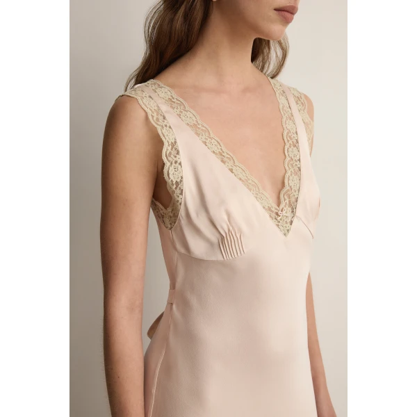 Posse Blake Dress in Cloud Pink | Midi Dresses | Coveti, view 3