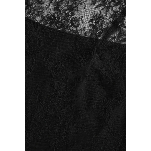 Posse Blake Lace Tee in Black | T-shirts | Coveti, view 5