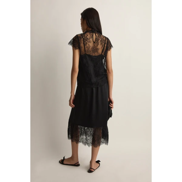 Posse Blake Skirt in Black | Midi Skirts | Coveti, view 5