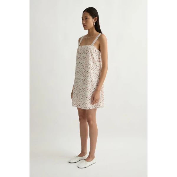 Posse Charlotte Mini Dress in Watercolour Floral | Mini Dresses | Coveti, view 4