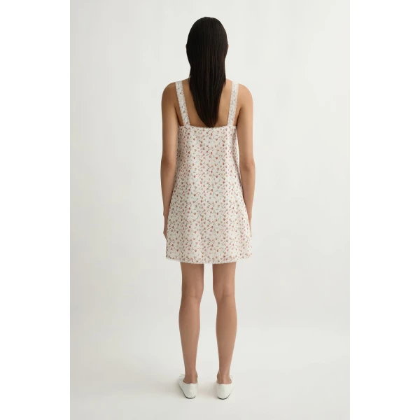 Posse Charlotte Mini Dress in Watercolour Floral | Mini Dresses | Coveti, view 5